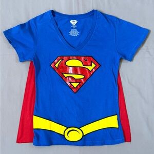 DC Comics Superhero Kids Costume T-Shirt - Blue, Red, and Yellow